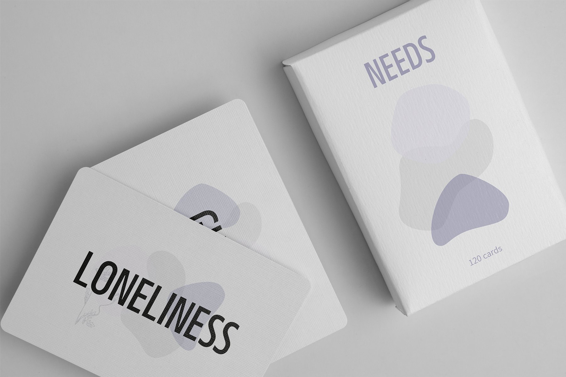 Emotion card deck, print design by ROTMA