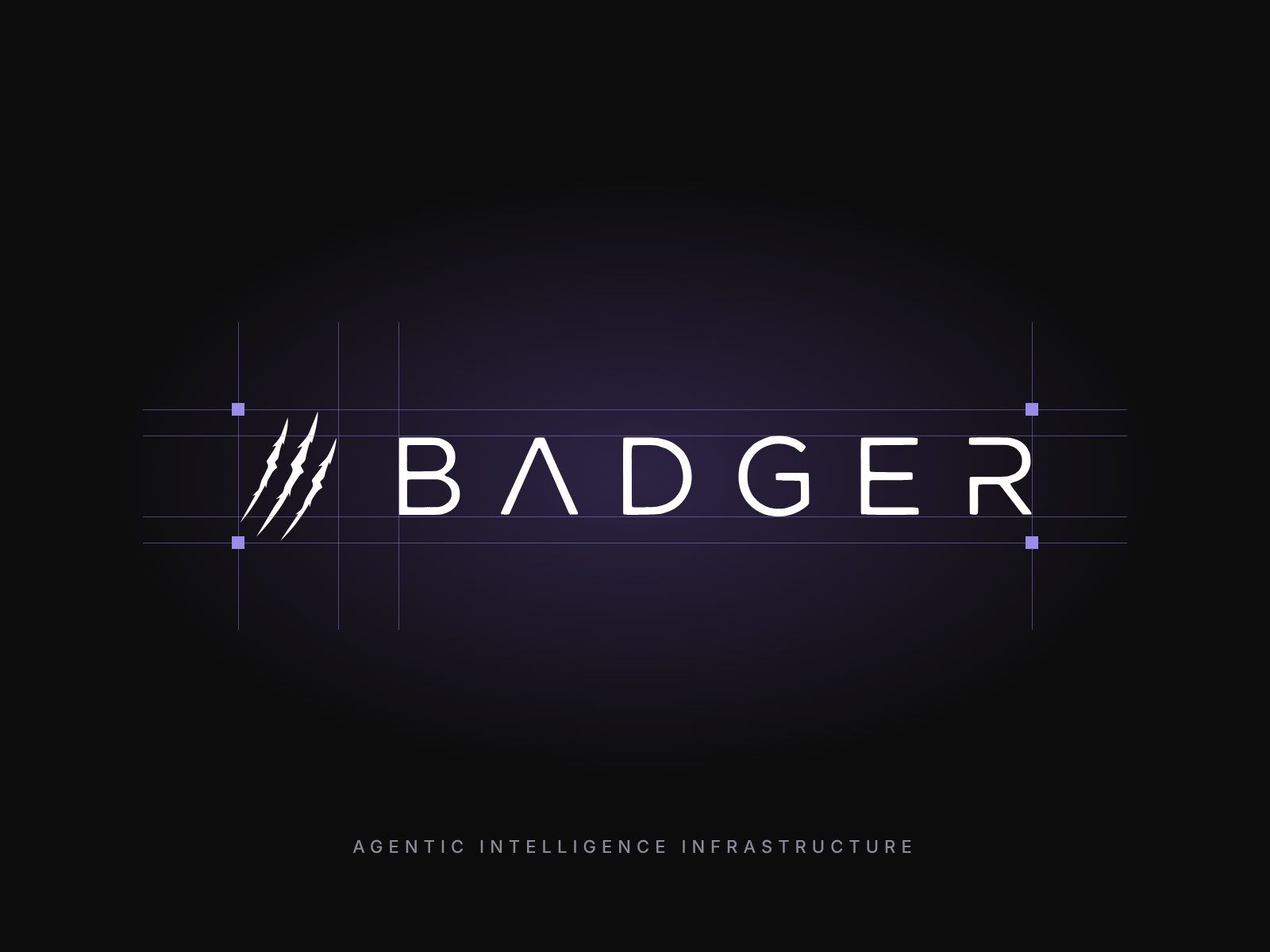 Badger marketing site hero with the globe illustration