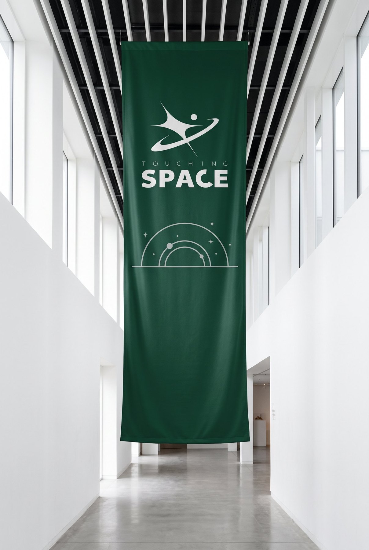 Touching Space, Wayfinding banner
