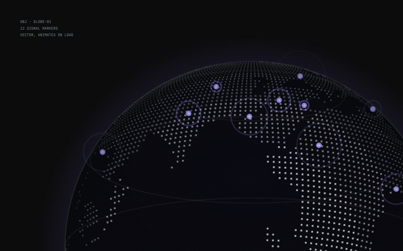 Globe, full frame