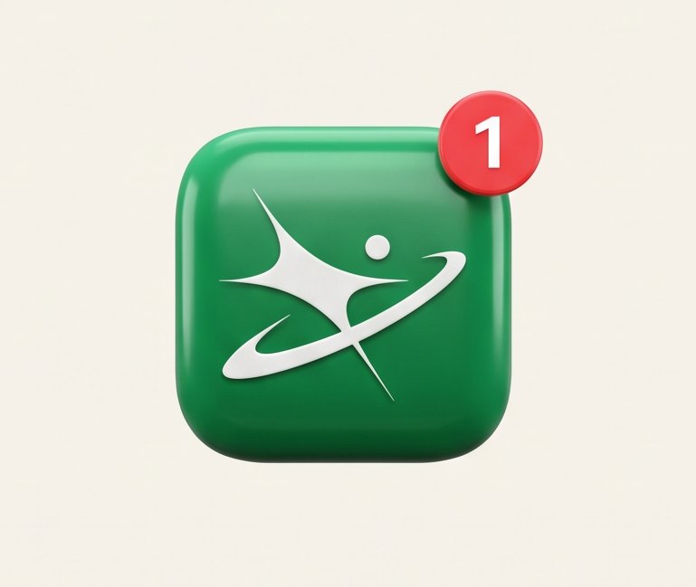 App icon with the symbol