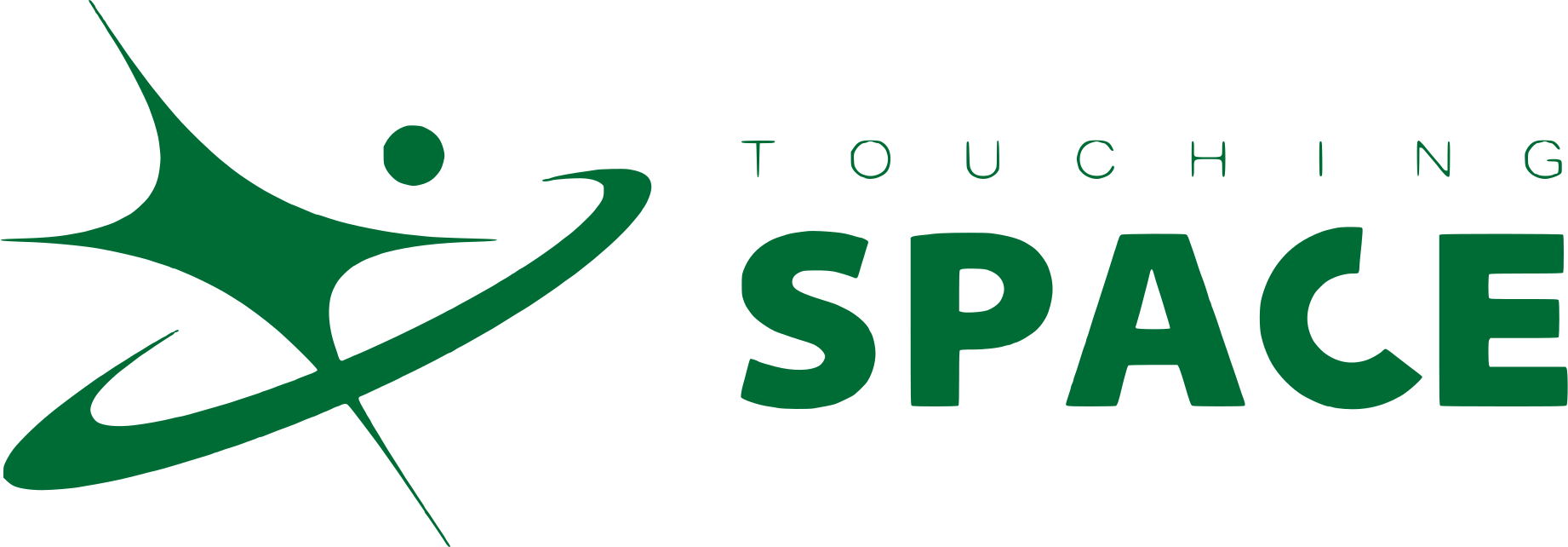Touching Space horizontal lockup